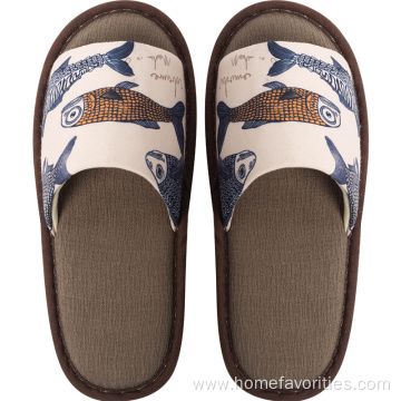 Cotton Linen Household Slippers